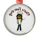 Dark Chef Girl Ornaments