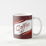 DARK CHOCOLATE BROWN COFFEE TYPOGRAPHY GRAPHICS DI COFFEE MUGS