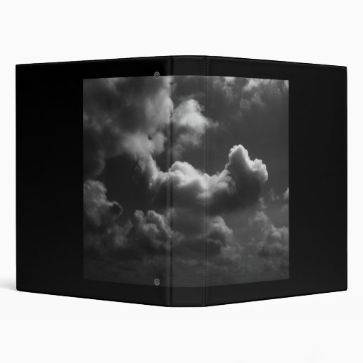 Dark Clouds Are Approaching. 3 Ring Binder