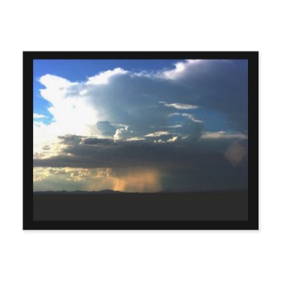 dark clouds postcard by sumiko