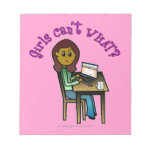 Dark Computer Girl Memo Note Pad Dark Computer Girl Memo Note Pad