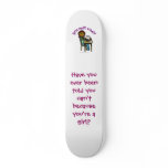 Dark Computer Girl Custom Skate Board