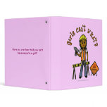 View more Dark Construction Girl Binders personalized gift ideas for girls Dark Construction Girl Binders
