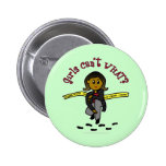 Dark CSI Girl Button