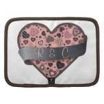 Dark Delight heart with banner, customizable Planners