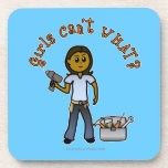 Dark Do-It-Yourself Diva Beverage Coaster