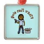 Dark Do-It-Yourself Diva Christmas Ornaments