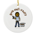 Dark Do-It-Yourself Diva Christmas Tree Ornaments
