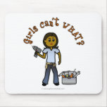 Dark Do-It-Yourself Diva Mouse Pad