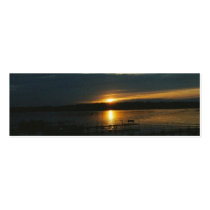 Dark Dock Sunset business cards by MayhemChaos Dark Dock Sunset business cards