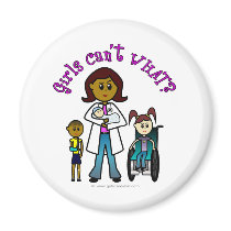 Dark Doctor Girl magnets