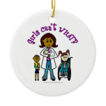 Dark Doctor Girl Ornaments