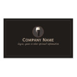 Dark Draft Beer Business Card