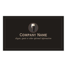 Dark Draft Beer Business Card