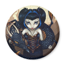 "Dark Dragon" Magnet by strangeling "Dark Dragon" Magnet