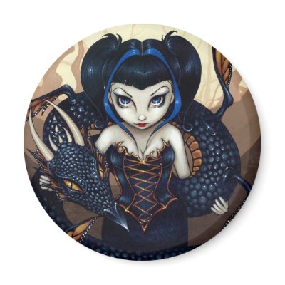 "Dark Dragon" Magnet