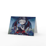 "Dark Dragonling" Greeting Card "Dark Dragonling" Greeting Card