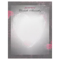 Dark Elegant Roses letterhead