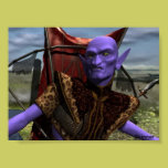 Dark Elf Grimace posters