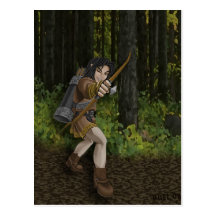 Dark Elf Postcard