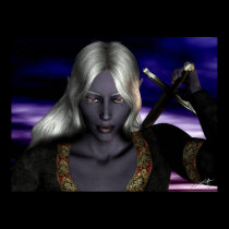 'Dark Elf' Print