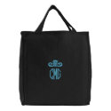 Dark Embroidered Monogram Canvas Tote Bag embroidered bags by CuddleTree Dark Embroidered Monogram Canvas Tote Bag embroidered bags