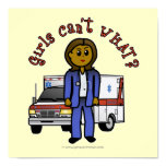 Dark EMT Paramedic Girl Posters