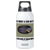 Dark Energy Dark Matter Expressions Ignorance 10 Oz Insulated SIGG Thermos Water Bottle
