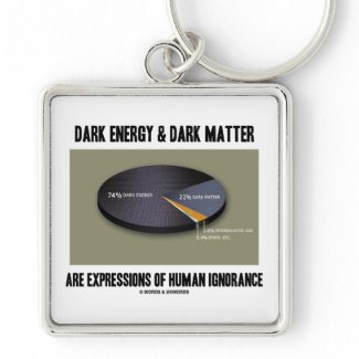 Dark Energy & Dark Matter Expressions Ignorance keychain