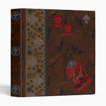 Dark Evil Halloween  Avery Binder