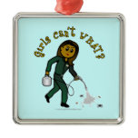Dark Exterminator Girl Christmas Tree Ornament