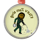 Dark Exterminator Girl Christmas Tree Ornament