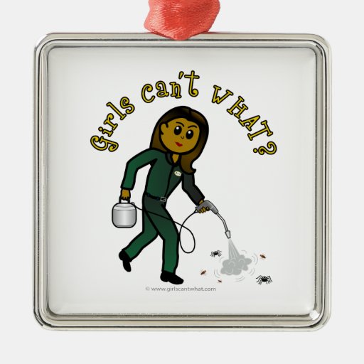 Dark Exterminator Girl Christmas Tree Ornaments