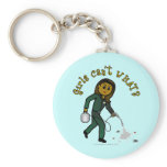 Dark Exterminator Girl Keychain