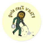 Dark Exterminator Girl Stickers