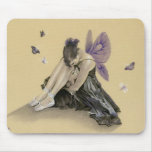 Dark Fairy Purple wings Mousepad