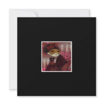 Dark Fairy Tale Character 10 - Masked Lady Invitations