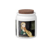 Dark Fairy Tale Character 2 - Rapunzel Candy Jars