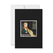 Dark Fairy Tale Character 2 - Rapunzel Personalized Invite