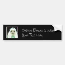Dark Fairy Tale Character 9 - Sad Princess Bumper Sticker