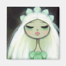 Dark Fairy Tale Character 9 - Sad Princess Fridge Magnets