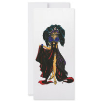 Dark Feather Rack Card Template