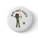View more Dark Female Archery in Camouflage Buttons personalized gift ideas for girls Dark Female Archery in Camouflage Buttons