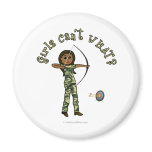 View more Dark Female Archery in Camouflage Magnets personalized gift ideas for girls Dark Female Archery in Camouflage Magnets