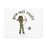 View more Dark Female Archery in Camouflage Postcards personalized gift ideas for girls Dark Female Archery in Camouflage Postcards