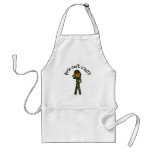 Dark Female Army Girl Apron