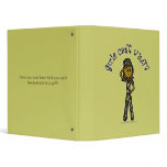 Dark Female Army Girl binders