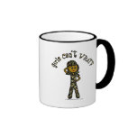 Dark Female Army Girl Coffee Mugs