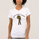 Dark Female Army Girl T Shirt