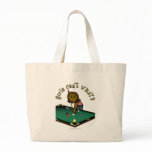 Dark Female Billiards Player Canvas Bag